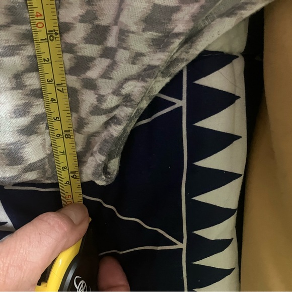 $45 Universal Thread gray & white midi sundress. Pleated top, tassel tie. Sz Med - Picture 11 of 12